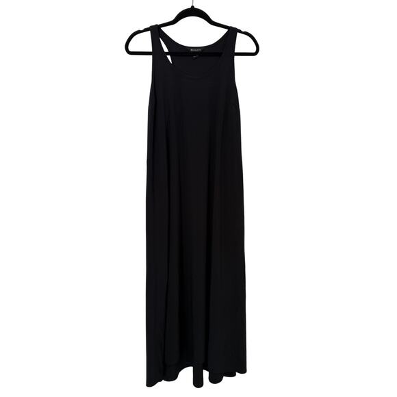 Black Athleta Womens Maxi Tank Racerback Dress with 2 Pockets - Medium - Picture 1 of 5